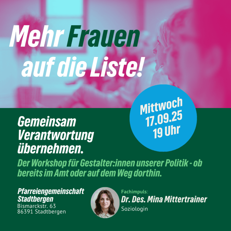 Mehr Frauen in die Politik – Austausch in Augsburg-Land